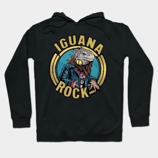 Lizard Rockstar - Iguana Rock Hoodie